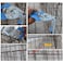 Anvirtue Type M Nail Ring Pliers with 600pcs M Clips Steel Clamp Ring Pliers Kit with Nail Groove Repair Hand Tools for Animal Cages Wire Fencing Railing Nail600pcs