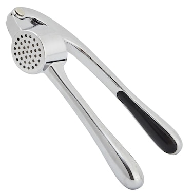 HiramWare Garlic Press Premium Rust Proof Kitchen Garlic Mincer Crusher Squeezer with Ergonomic handle Ginger Crusher with Good Grip Easy to Clean Dishwasher Safe