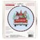 Dimensions Red Truck and Holiday Gnomes Christmas Counted Cross Stitch Kit 6 D 14 Cnt Light Blue Aida 6 Piece