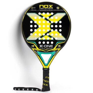 Nox Padel Racket XOne Yellow 23 Unisex Adults Yellow Tennis Paddle Racquet Pala Padel