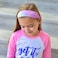 FROG SAC 2 Rhinestone Headbands for Girls Tie Dye Headband for Kids Stretch Girl Hair Accessories Wide Elastic Athletic Yoga Head Bands