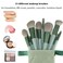 Koccido Makeup Brushes 22 Pcs Makeup KitFoundation Brush Eyeshadow Brush Make up Brushes Set Green 22 Piece Set Large