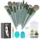 Koccido Makeup Brushes 22 Pcs Makeup KitFoundation Brush Eyeshadow Brush Make up Brushes Set Green 22 Piece Set Large