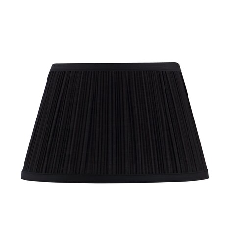 Aspen Creative 59202 Empire Uno Lamp Shade Black 7910 Top x 11810 Bottom x 712 Slant Height Slip UNO 33mm