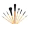 Set of 9 Vega MakeUpBrushes EVS09