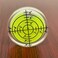 WOYISEPG 6Pcs Small Circular Bubble Spirit Level Double Sided Adhesive RV Levelers Round RV Standard Levels Measuring Tool 32x7mm