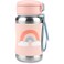 Skip Hop Toddler Sippy Cup with Straw Sparks Stainless Steel Straw Bottle Rainbow