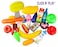 Click N Play Kids Shopping Cart with Food Play Grocery Cart for Kids with 23 Pieces Toddler Shopping Cart  Fits 18 inch Baby Dolls Smooth Rolling Wheels Folds for Easy Storage Pink  Black