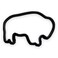 Buffalo Cookie Cutter with Easy to Push Design for Baby Showers Work Events and Birthday Celebrations 4 inch