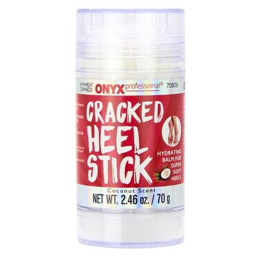 Onyx Professional Cracked Heel Repair Balm Stick for Dry Cracked Feet Treatment Moisturizing Heel Balm Rolls On So No Mess Like Foot Cream or Foot Lotion Rescues Cracked Feet Coconut Scent