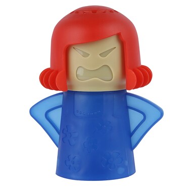 Wonnisx Angry Mama Microwave Oven Cleaner  Mom Steam Cleaner Just Add Vinegar and Water High Temperature Steamer Cleaning Equipment Easily Cleans the Crud in Minutes