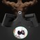 Febos Double D Handle Cable Attachments V Bar Tricep Pull Down Exercise Handles Gym Equipments Double Close Grip Row Handles with Rubber Handgrips