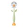 Vigar Florganic DaisyShaped Dish Brush a Dish Brush with Handle and a Dish Brush with Stand for Pot Scrubber Kitchen Dishes and Sink Cleaning