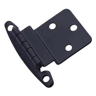 DecoBasics 38 Inset Non Self Closing Cabinet Hinge Matte Black  25 Pack