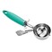JUNADAEL J Portion Scoop 275 OZ Disher Scoop 16 Cookie Scoop 55 Tbsp Cookie Dough Scoop Green Handle for Portion Control Cookie Dough Cupcake Batter Ice Cream