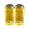 OGX Set of 2 Extra Strength Renewing  Argan Oil of Morocco Penetrating Hair Oil Treatment Deep Moisturizing Serum for Dry Damaged  Coarse Hair ParabenFree SulfatedSurfactants Free 33 Fl Oz