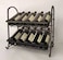 Giftburg Stackable Can Rack Organizer Angle 2Tier Tray Display Stand Fruit Basket Stand Potato Chip Rack Multifunctional Can Dipsenser for Storing Canned Snacks Drinks and more Black