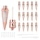 15pcs 4ml rose gold crown empty lip gloss tubes empty Key chain lipgloss containers