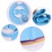 Baby Shower Shampoo Bath Protection Cap Waterproof Ear Protection Eye Protection 3 Pieces Soft Cap Adjustable Bathroom Sun Visor Suitable for 0310 Years Old