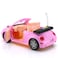 Convertible Car for Dolls Great for Small Dolls Glittering Magenta Convertible Doll Vehicle with Working Seat Belts