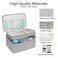 QIUXQIU Breast Pump Bag for HandsFree Wearable Breast PumpsBottlesPump Parts and Storage BagTote BagMultiFunction Breastmilk Cooler Bag Insulated BagGray