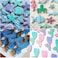Bonropin Under The Sea Creatures Cookie Cutter Set  8 Piece Stainless Steel Cutters Molds Cutters for Making Shark Mermaid Tail Seahorse Starfish Seashell Octopus Clownfish Seal