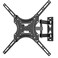 WALI Swivel TV Wall Mount for Most 2655 inch LED TV Flat Panel Screen Full Motion TV Mount Bracket with Perfect Center Design up to 400x400mm Weight up to 55lbs 2655LO Black