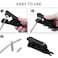 ONLYFU 6Pcs PTFE Tube Cutter PE Hose Pipe Cutter Plastic Tubing Cutting Tool for Nylon PU PVC Tube Cut Up to 34 Inch OD Tube Black