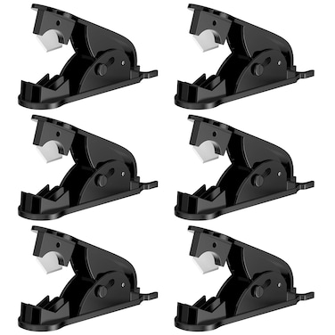 ONLYFU 6Pcs PTFE Tube Cutter PE Hose Pipe Cutter Plastic Tubing Cutting Tool for Nylon PU PVC Tube Cut Up to 34 Inch OD Tube Black