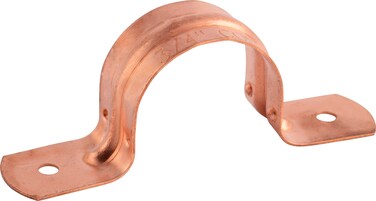 HoldRite 34 Inch Copper 2Hole Strap 5 Pack Pipe Support CPS075Z5