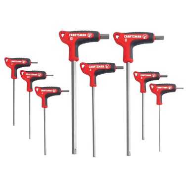 CRAFTSMAN VSERIES Hex Key Allen Set MM 8 Piece CMHT26161V