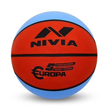 Nivia 632 Europa Rubber Basketball Size 3 Multicolor