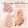 FZANEST Gel Nail Polish Jelly Nude SetSheer Natural Milky Pink 6 Colors Gel Polish Nail Kit Soak Off LED UV Varnish Nail Art Manicure Kit