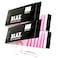 Blax PINK SnagFree Hair Elastics 4mm 8 Count 2Pack
