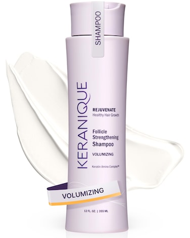 Keranique Volumizing Shampoo with Keratin and Biotin for Thinning Hair AntiBreakage Follicle Strengthening 12 Oz