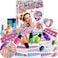 Toy Unicorn Nail Art for Girl 712 FunKidz Size 1791Wx124L Ultimate Glamour Peelable Nail Polish Kit for Kids Fingernail Set Party Gifts