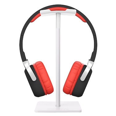 GYORGKSHI Headset Holder Headphone Stand Hanger Aluminum Earphone Stand Universal Fit Silver