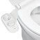 LUXE Bidet NEO 120 Plus  Only Patented Bidet Attachment for Toilet Seat Innovative Hinges to Clean Slidein Easy Install Advanced 360 SelfClean Single Nozzle Rear Wash White