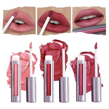 Runway Rogue Silk Glam Liquid Lipstick Lip Trio Long Wear Liquid Lipstick Pack Call Sheet Cocktail Hour First Class