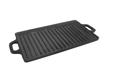 Coghlans PreSeasoned Cast Iron Reversible GrillGriddle 179 Inch Black
