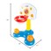 Hey Play Kids Basketball Hoop  Mini Backboard System with 2 Height Settings Interactive Sounds and Lights and 2 Basketballs Multicolor