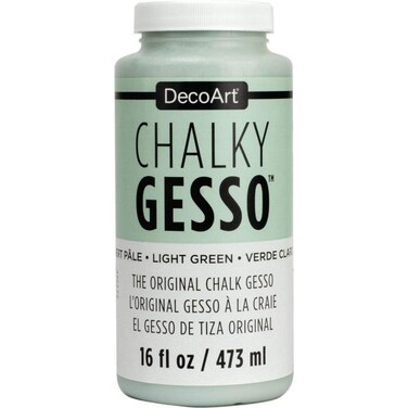 Decoart Chalky Gesso 16oz Light Green None