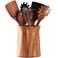 LOHONER Wooden Utensil Holder for Countertop 360 Rotating Kitchen Utensil Holder 72x 6 Large Acacia Cooking Utensil Holder for Kitchen Counter Farmhouse Kitchen Decor