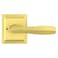 Baldwin Torrey Pines Interior Privacy Door Handle Reversible Lever for BedroomBathroom Keyless Door Lock in Satin Brass