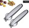 Nutcracker Chestnut Clip304 Stainless Steel Metal Nut Cracker For Pecans All Nuts Sheller Walnut PliersMetal Nut Opener PlierKitchen Tools Multifunctional Chestnut Opener Chesenut Peeler 2 PCS