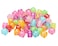 ALLinONE Mixed Acrylic LetterAlphabet AZCube Beads 10x10x10mm for DIY Craft Transparent Multicolor
