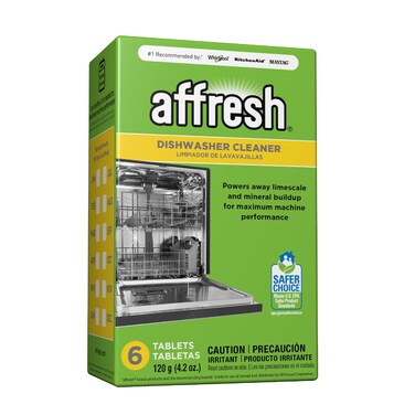 Affresh W10549851 Dishwasher Cleaner 6 Tablets Formulated to Clean Inside All Machine Models Count