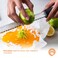 MasterChef Lemon Zester Grater with Handle Kitchen Tool for Zesting Citrus Fruits  Finely Grating Parmesan Cheese Garlic Ginger Coconut Nutmeg Wasabi Chocolate etc Stainless Steel 12 inches