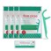 Mint Dental Floss PicksTooth Picks Flossers 400 Count with a Portable Travel Cases FlossMint 400