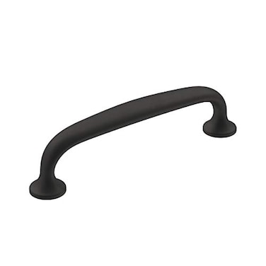 Amerock  Cabinet Pull  Matte Black  334 inch 96 mm CentertoCenter  Renown  1 Pack  Drawer Pull  Cabinet Handle  Cabinet Hardware